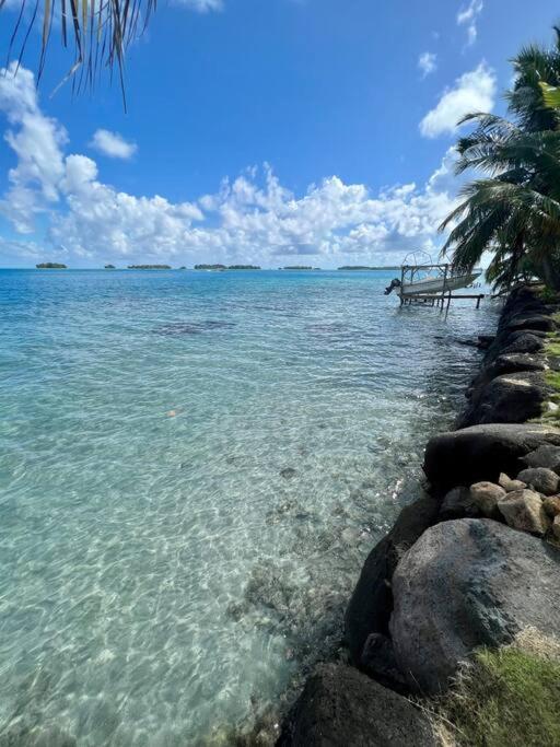 Waterfront Paradise 2 Br; Stunning Sunsets Bora Bora Bagian luar foto