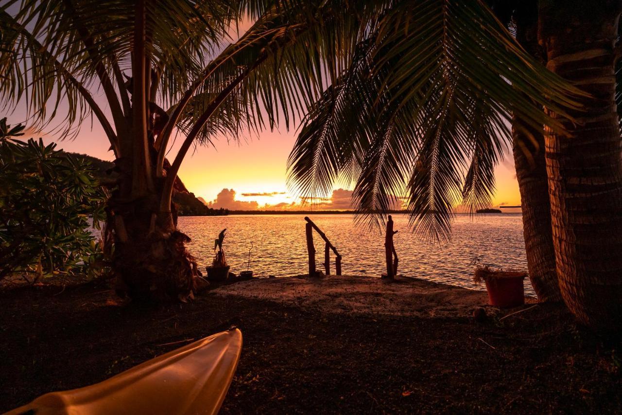 Waterfront Paradise 2 Br; Stunning Sunsets Bora Bora Bagian luar foto